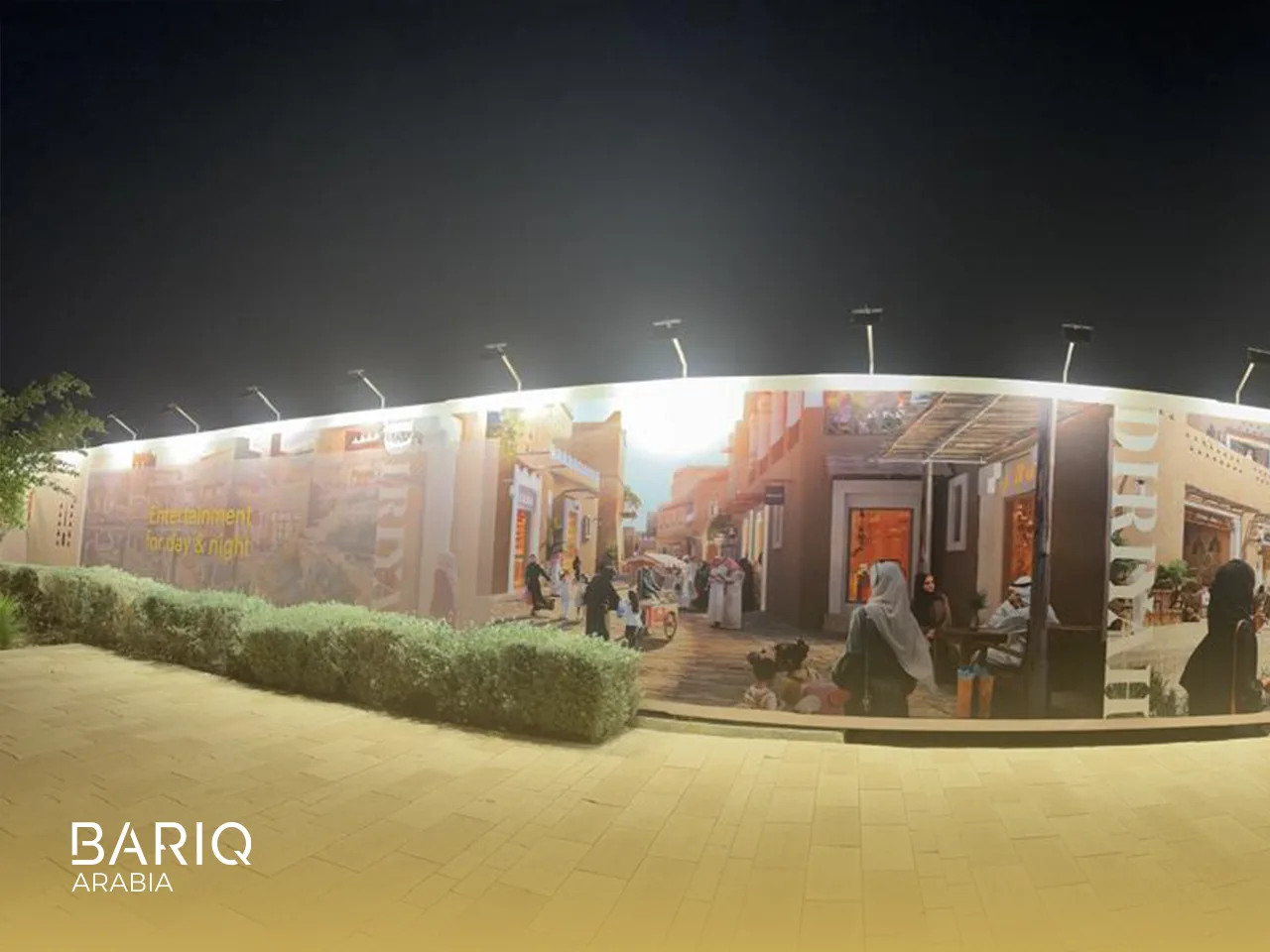 Construction Hoarding & Fencing — Bariq Arabia project